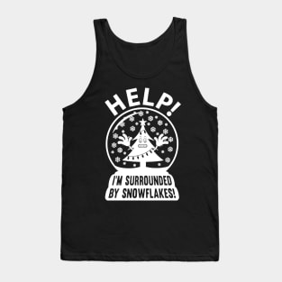 surrounded by snowflakes Tank Top